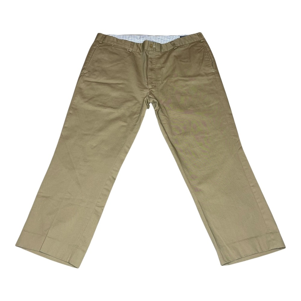 Jack Donnelly‎ Mens Khaki Chinos Straight Leg Cotton Pants Made USA Size W40 L28